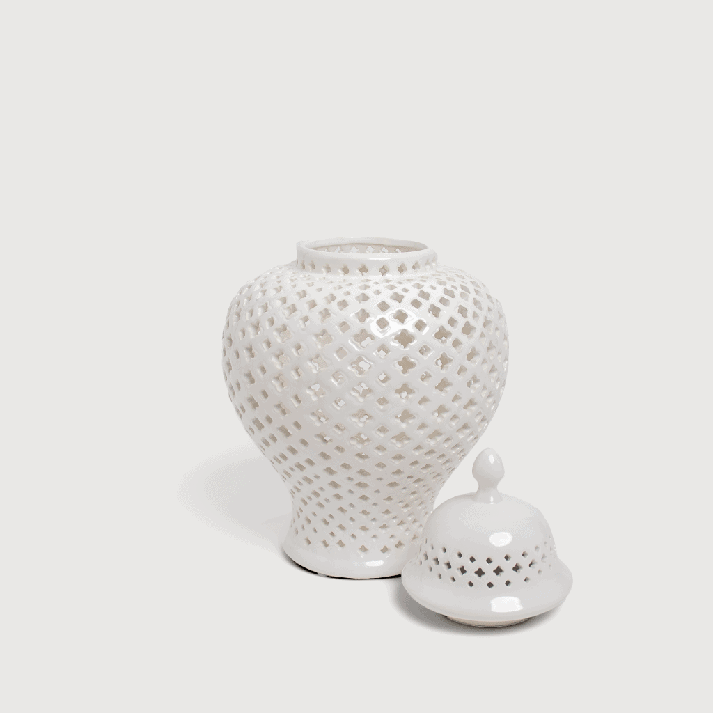 ceramic temple jar