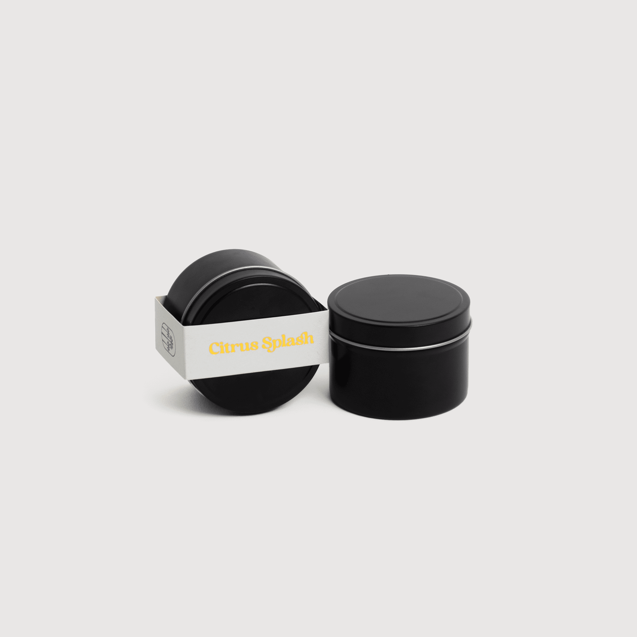 Citrus Splash coastal travel tin candle - citrus scented soy candle